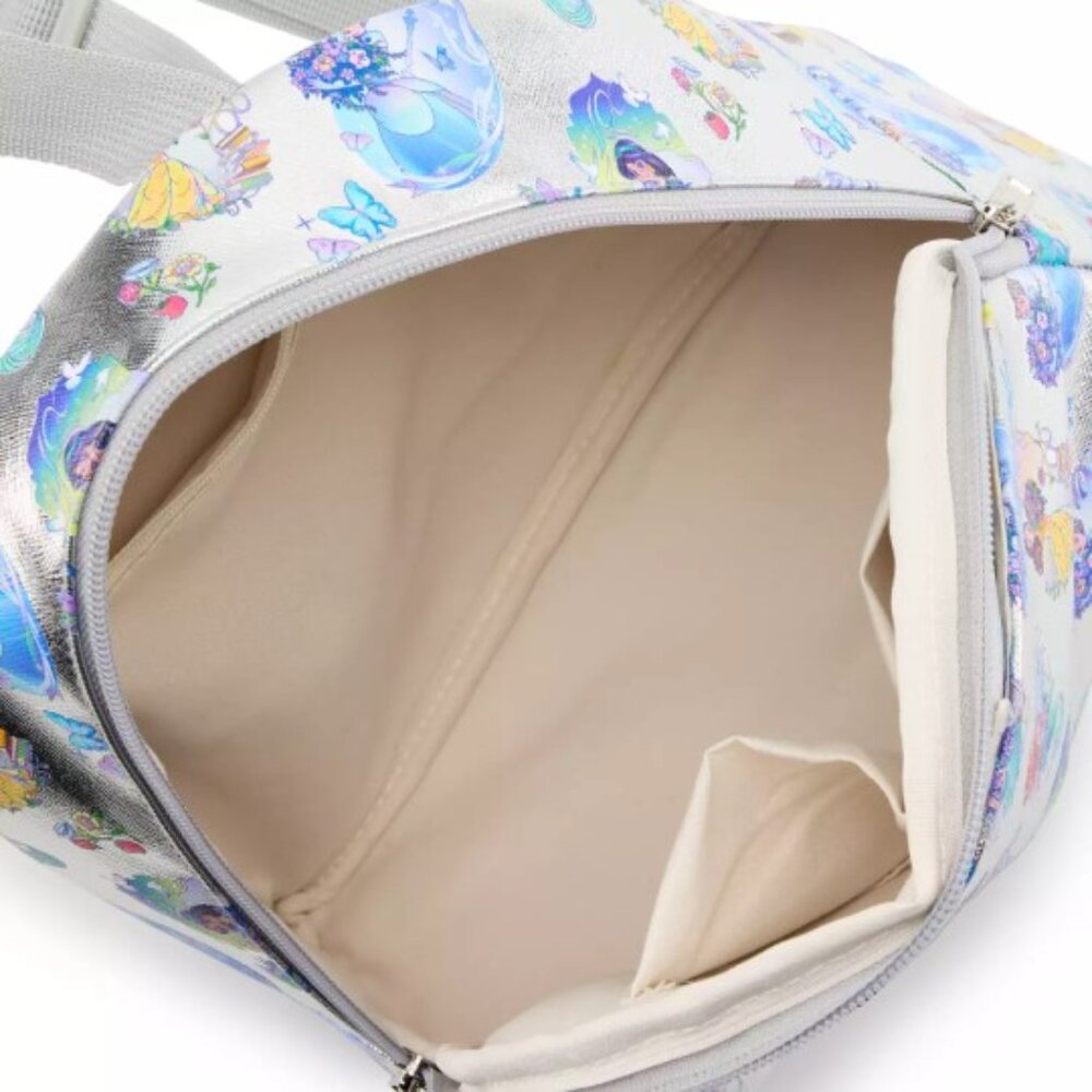 NWT! Disney 100 Limited Edition Princess Mini Backpack Jasmine Cinderella Belle - Picture 3 of 5